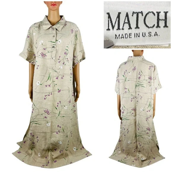 linen robe dress Paros Linen Unisex Robe in Black main image 1